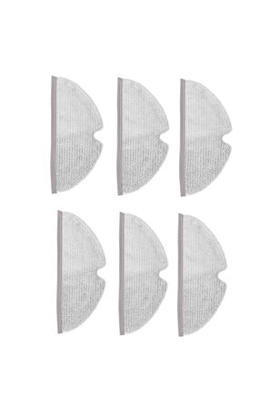 Roborock S6 Robot Süpürge Uyumlu 6'lı Mop Bezi - MUADİL ÜRÜNDÜR